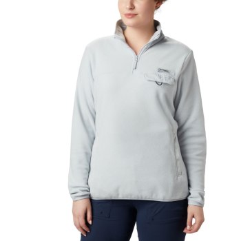 Columbia Harborside II Fleece, Pullover Grises Para Mujer | 196408-NIJ